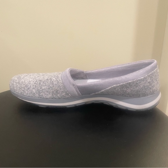 LL Bean Gray All Around Slip On Shoes Fleece Comfort Cushion 503514 - Size 9 - Picture 4 of 7